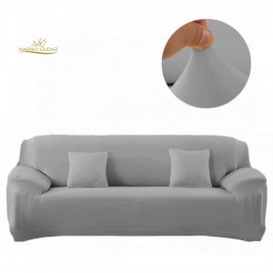 Silver 3 Seater Sofa Cover Elastic Fitted Comfortable Couch Cover| Narmo Gudaz Silver 3 Seater Sofa Cover Elastic Fitted Comfortable Couch Cover| Narmo Gudaz
